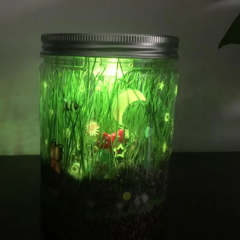 DIY детские игрушки светящееся выращивание растения светодиодный светящийся