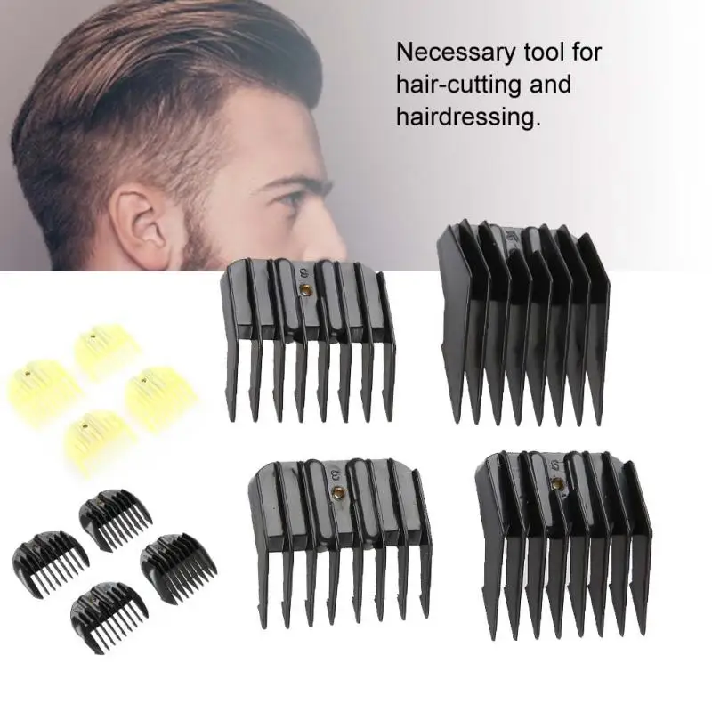 

4Pcs/Set Limit Comb Hair Cut Trimmer Clipper Attachment Guide Barber Styling Tools Set