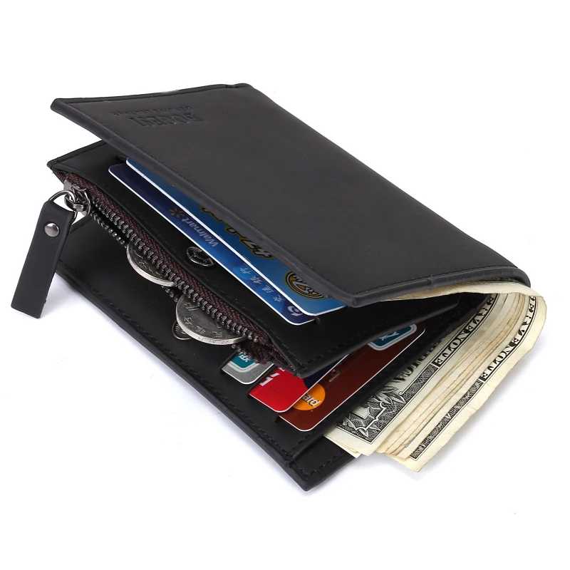 Men's Wallet Vertical Bifold Literacy Basics