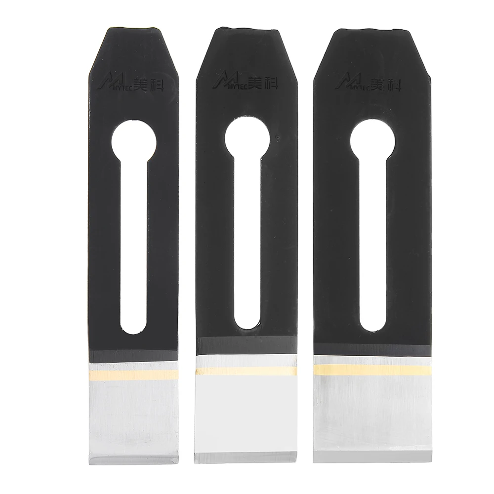 38/44/51mm High Speed Steel Woodworking Plane Edge Blader Cutter Hand Planer Blade