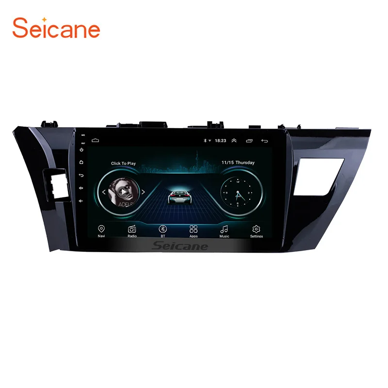 

Seicane 10.1 Inch HD Touchscreen Radio GPS Navigation system Android 8.1 For 2013 2014 2015 Toyota Corolla SWCl Bluetooth