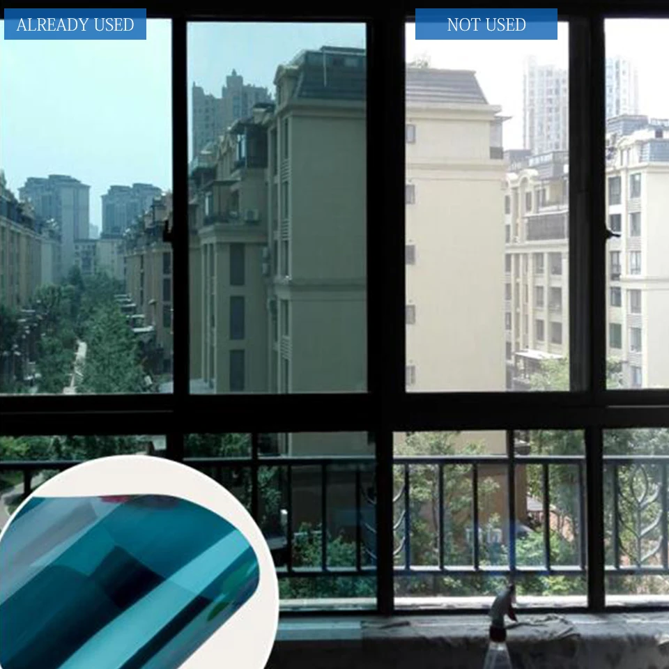 

Decorative Window Film Privacy One Way Mirror Film40/50/60/70/80*200cm Self Adhesive Solar Tint Film Stained Glass StickerPatten