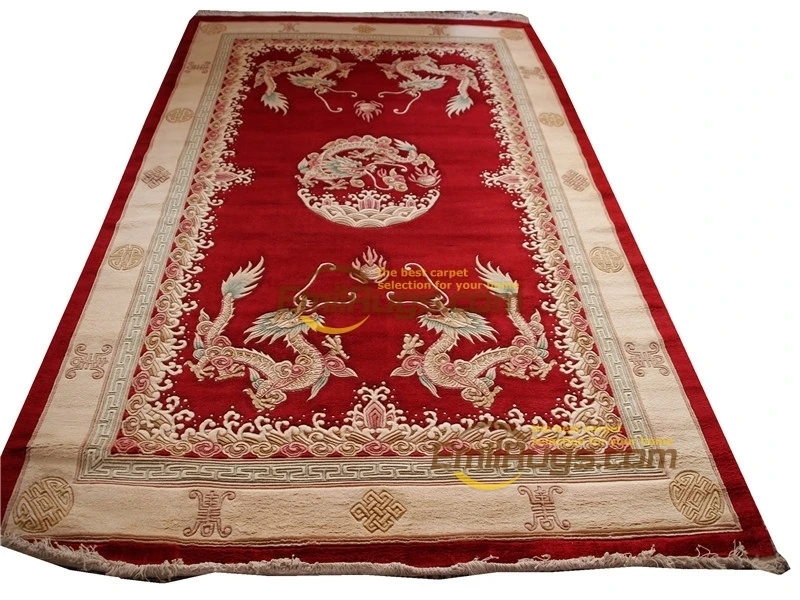 

Wool Large Carpet Handmade Carpet Runner Carpet Room Floor Decoration Mandala Area Runner Carpet Luxury Natural Sheep Wool