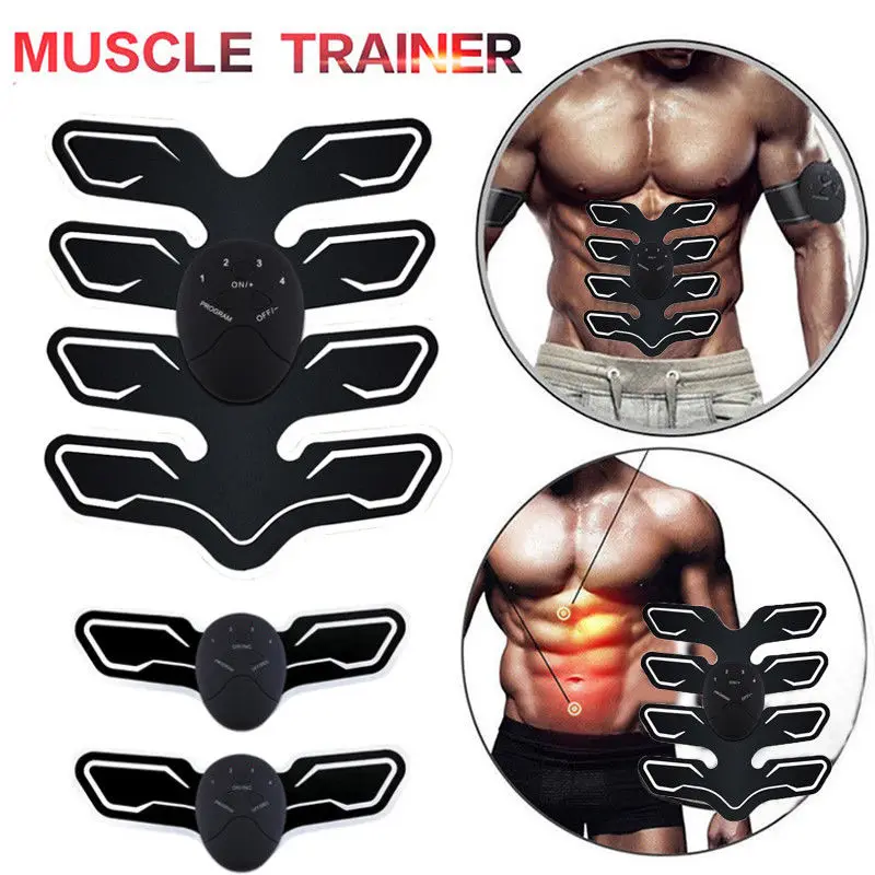 

Remote Control Abdominal Muscle Trainer Smart Bodybuilding Fitness Belt Muscle Training 2/4/6 Items Sets Body Shapers