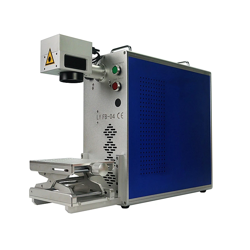 LY FB-04 20W Optical Fiber Laser Marking Engraving Machine Mobile Phone Back Cover Frame LCD Separating for IPhone Samsung Etc