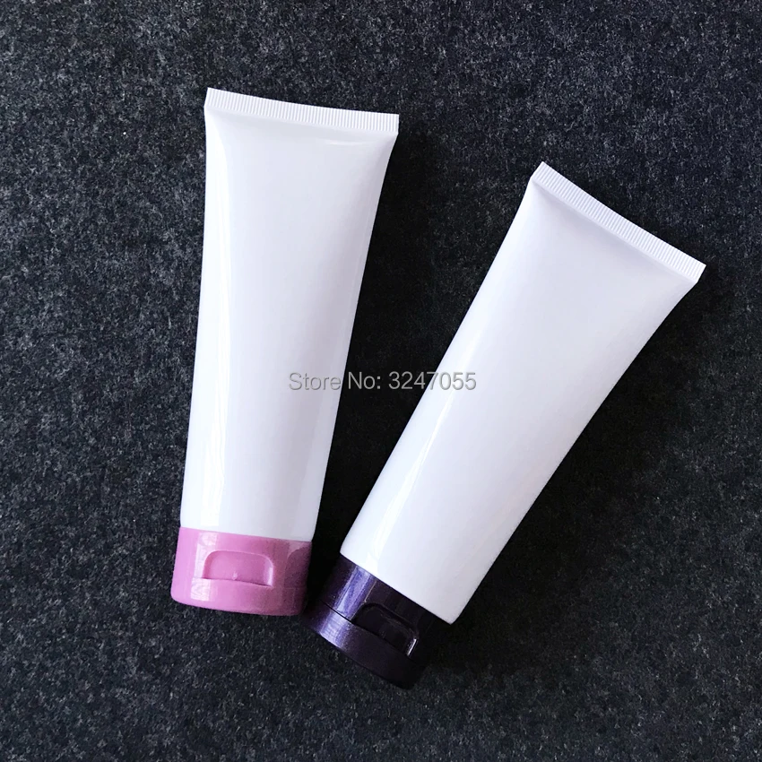 100ml/g White Plastic Empty Facial Cleanser Refillable Soft Tube Cosmetic Handcream/Body Wash Hose Shampoo Bottle | Красота и