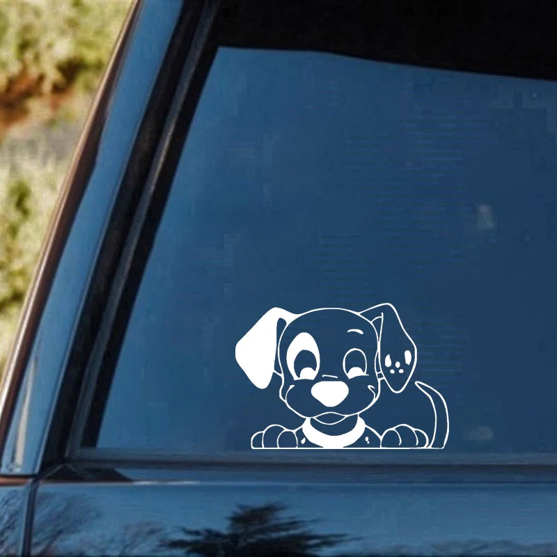 15*10CM Spotty Dog Cartoon Fun Car Sticker Personalized Classic Fashion Decorative Decals Rear Window Car Sticker 15*10CM Spotty Dog Cartoon Fun Car Sticker Personalized Classic Fashion Decorative Decals Rear Window Car Sticker