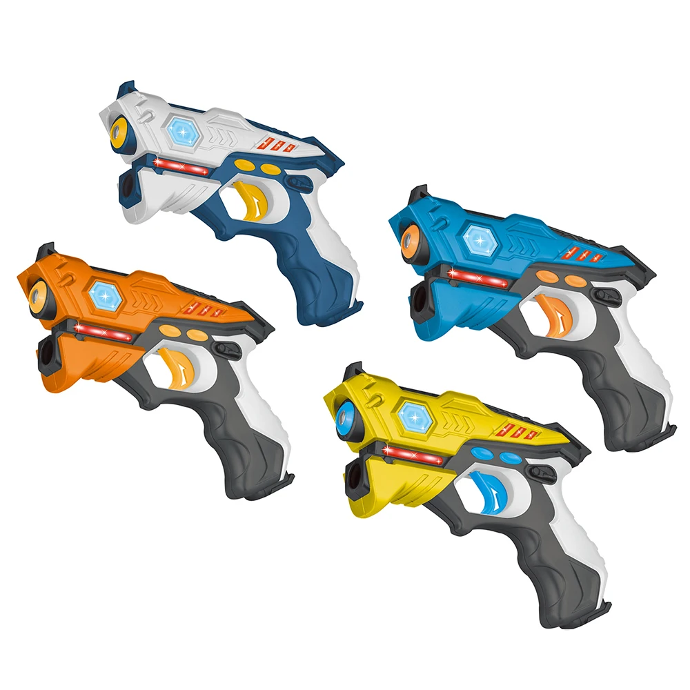 

4Pcs Infrared Laser Tag Blaster Laser 2019 New Gun Toy Indoor and Outdoor Family Activity for Kids and Adults Gift