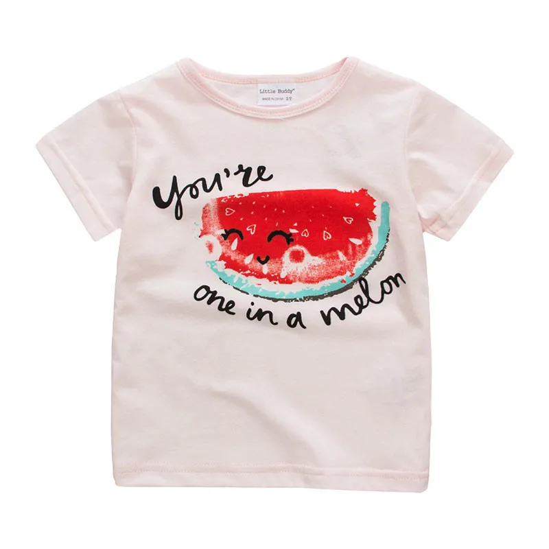 Summer Baby Girls Watermelon Printed T Shirts Loose Short Sleeve T-shirt For Kids Fruit Printed Tshirt Girl Casual Tops Summer Baby Girls Watermelon Printed T Shirts Loose Short Sleeve T-shirt For Kids Fruit Printed Tshirt Girl Casual Tops