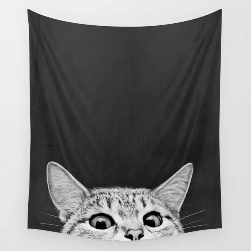 

Cammitever Wolf Cats Woman Mouse Fashion Boho Tapestry Beautiful Wall Art Tapestries Beach Throw Towel Yoga Mat Mandala Hippie