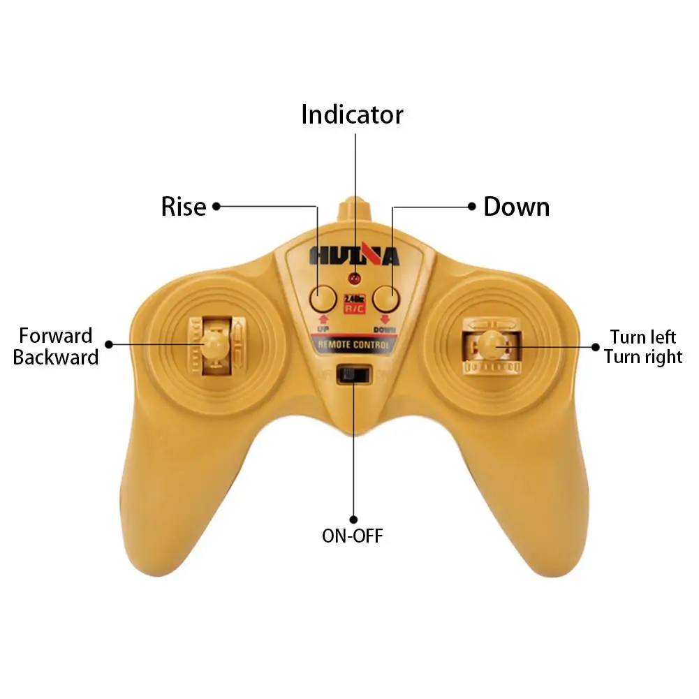 HUINA 332 1:16 четырехколесный RC самосвал пластиковый грузовик с дистанционным управлением игрушки для детей подарки на день рождения