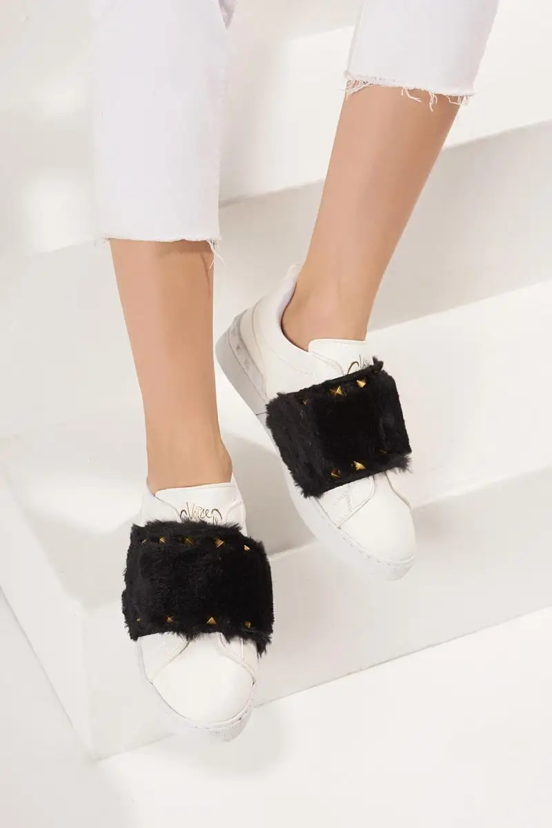 

Bambi White Black Women 'S Shoes F0326200009