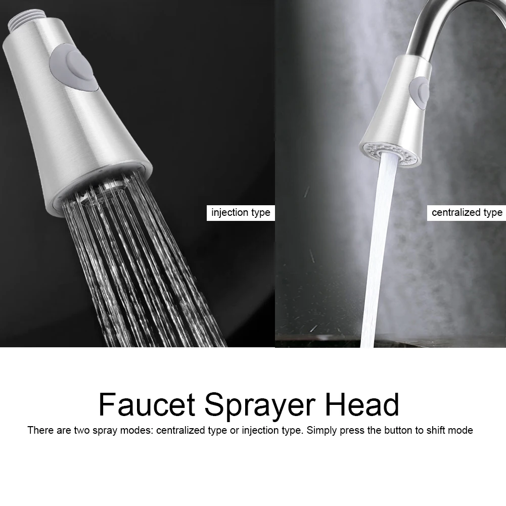 

Kitchen Bathroom Tap Shower Sprayer Pull Out Faucet Spray Head Bathroom Tap sprayer Replacement Part Best Price