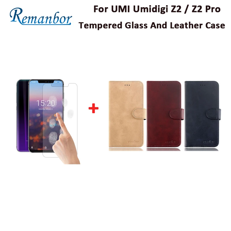 Remanbor для UMI umidigi Z2 Filp из искусственной кожи кошелек чехол с держателем карты и