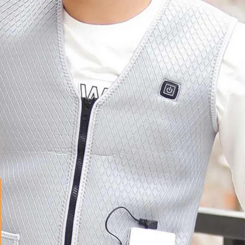 Men Intelligent Wear Warm Outdoor Sports USB Infrared Heating Vest Jacket Winter Flexible Electric Thermal Clothing Waistcoat Men Intelligent Wear Warm Outdoor Sports USB Infrared Heating Vest Jacket Winter Flexible Electric Thermal Clothing Waistcoat
