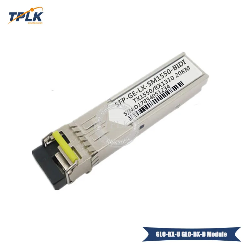 2019 флейта 1000 Гбит/с звена базовый модуль 20 км LC/SC 1310nm/1550nm SFP WDM|Оптоволоконное