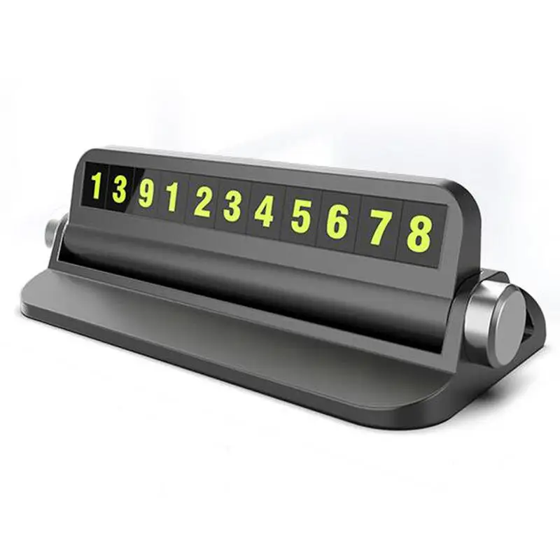 

Hidden Car Phone Number Card Plate Stickers Temporary Parking Card Plate Telephone Number Card Car Stickers