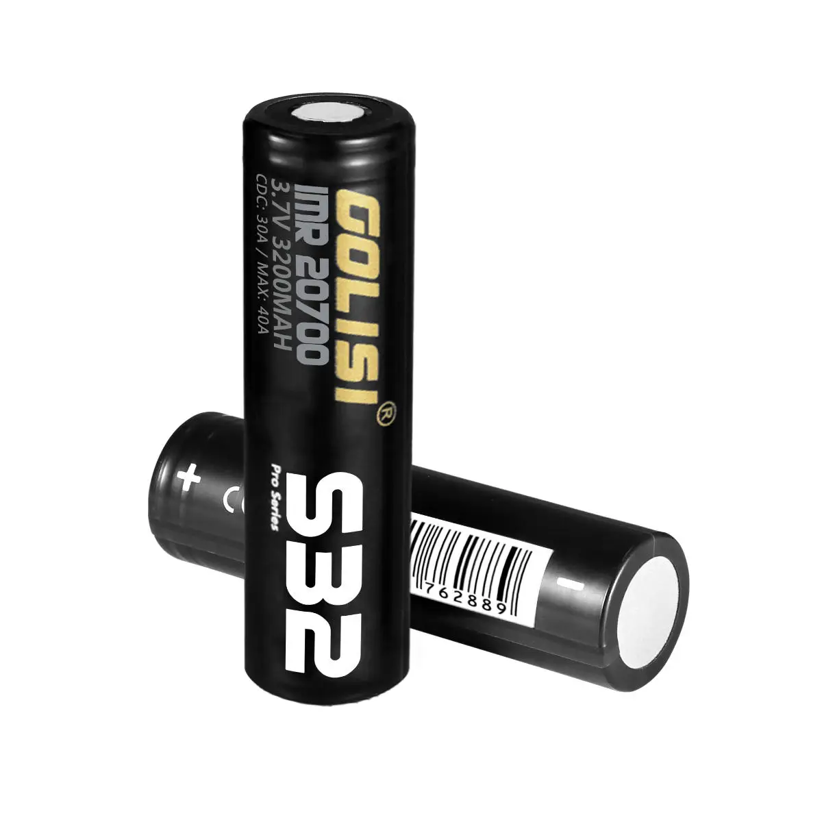 Golisi 2 шт. S32 Imr 20700 3200 Mah 3,7 V Cdr 30A Max 40A Высокая утечка электронная сигарета аккумуляторная батарея для Vape вспышка светильник головной светильник