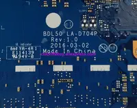 w i5 854937-601 854937-001 UMA w i5-6200U Genuine CPU BDL50 נייד LA-D704P Motherboard עבור HP 15-AY סדרה 15T-AY000 מחשב נייד (5)