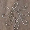 10Pcs Stainless Steel S Shaped Hooks Kitchen Spoon Pan Pot Utensils Hangers Clasp Over The Door Closet Clothes Rack Tool ► Photo 1/6