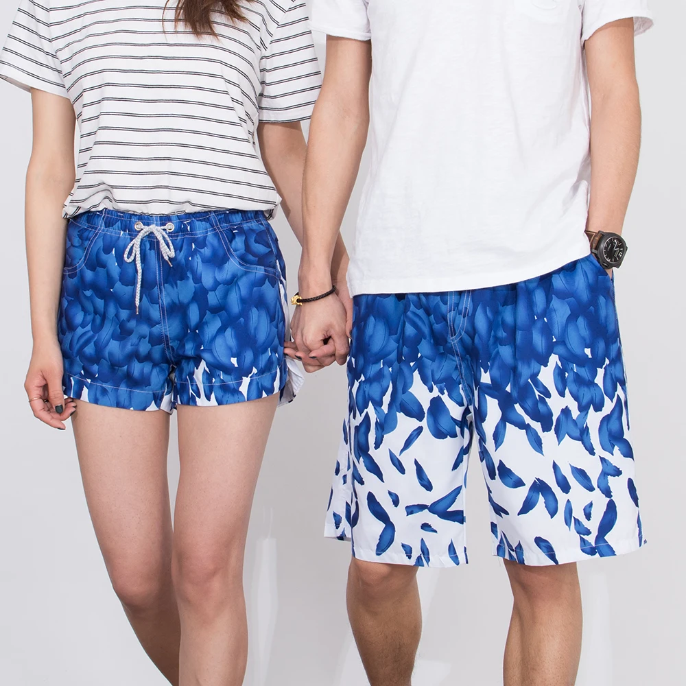 

Lovers Beach Pants Quick Drying Beach Shorts Swimming Surfing Boating Water Sports Trunks Breathable Loose Swimwear Shorts