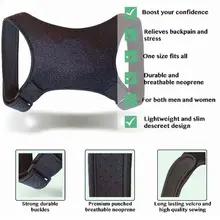 Новейшая Горячая Регулируемая терапевтическая поза корректор ключицы поддержка спины бандаж плечо пояс