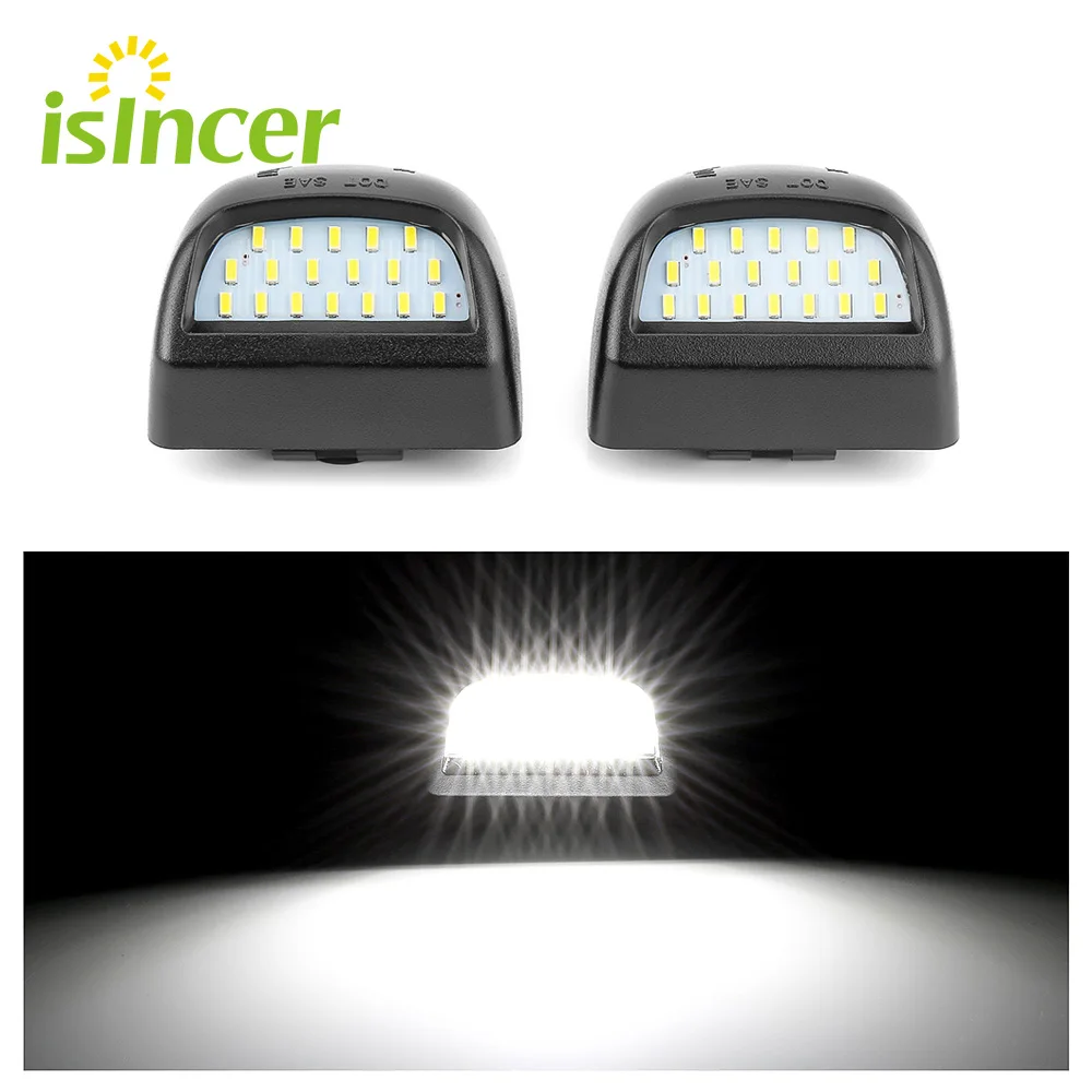 

2pcs Led Number License Plate Light Kit Canbus Error Free For Chevrolet Silverado 1999-2013 For Chevrolet Avalanche 2002-2013