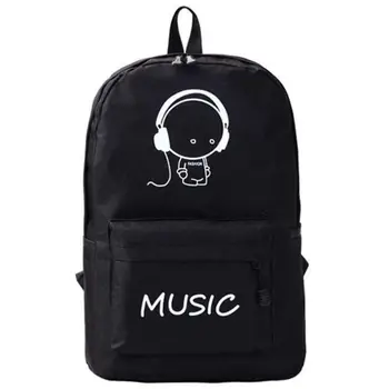 

Noctilucent backpack Funny Unisex Fluorescent School Backpack Student Backpack Student Backpack (E)