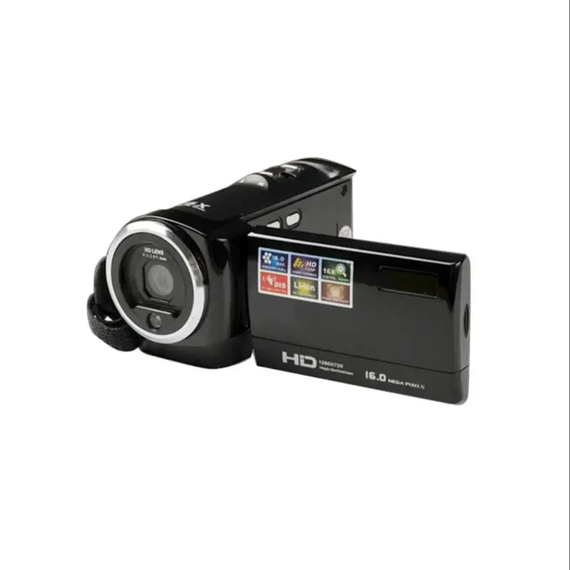 

ALLOYSEED 2.7inch LCD Screen Digital Camera Professional 16X Zoom Video Recorder DV Mini home household 720p avi Output