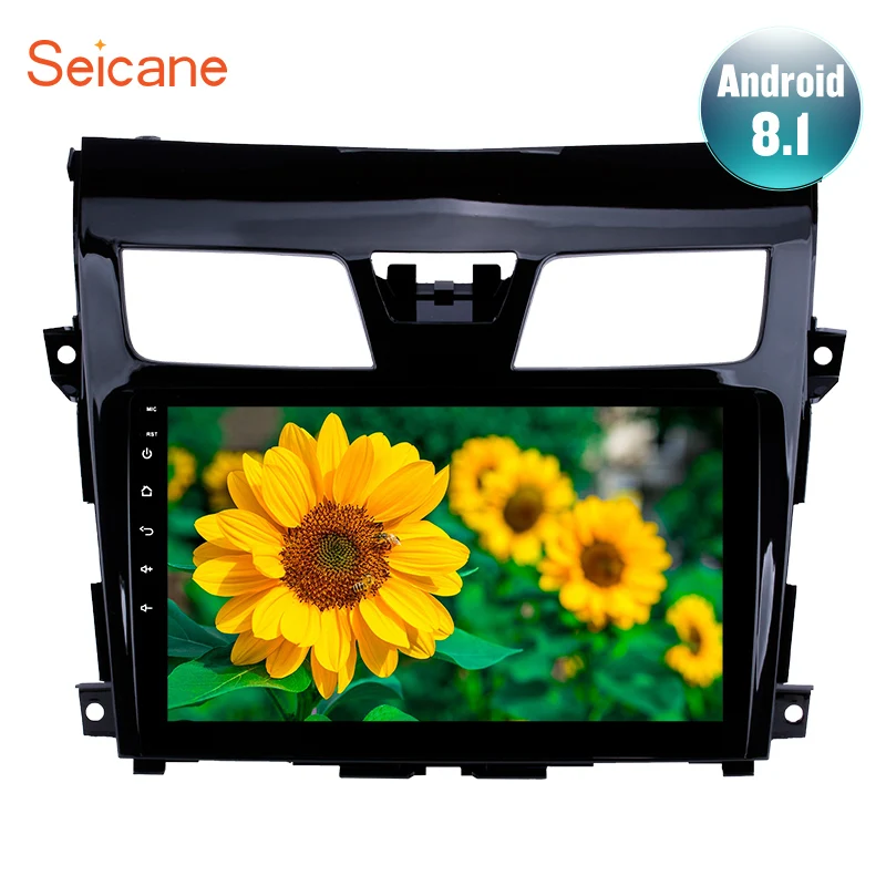 

Seicane Android 8.1 9" 2Din Car Radio GPS Navigation Multimedia Player Head Unit For 2013 2014 2015 Nissan TEANA support DVR SWC