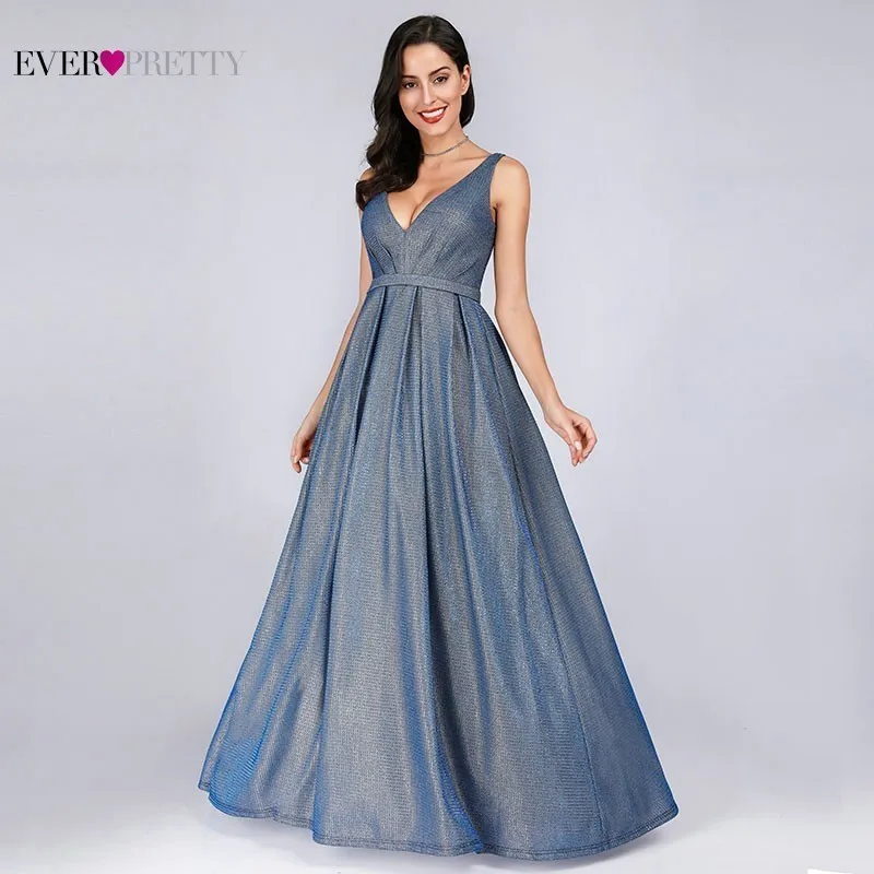 Sparkle Evening Dresses Long Ever Pretty EP07889 A-Line V-Neck Vintage Paillette Formal Dresses Elegant Party Gowns 2019 Sparkle Evening Dresses Long Ever Pretty EP07889 A-Line V-Neck Vintage Paillette Formal Dresses Elegant Party Gowns 2019