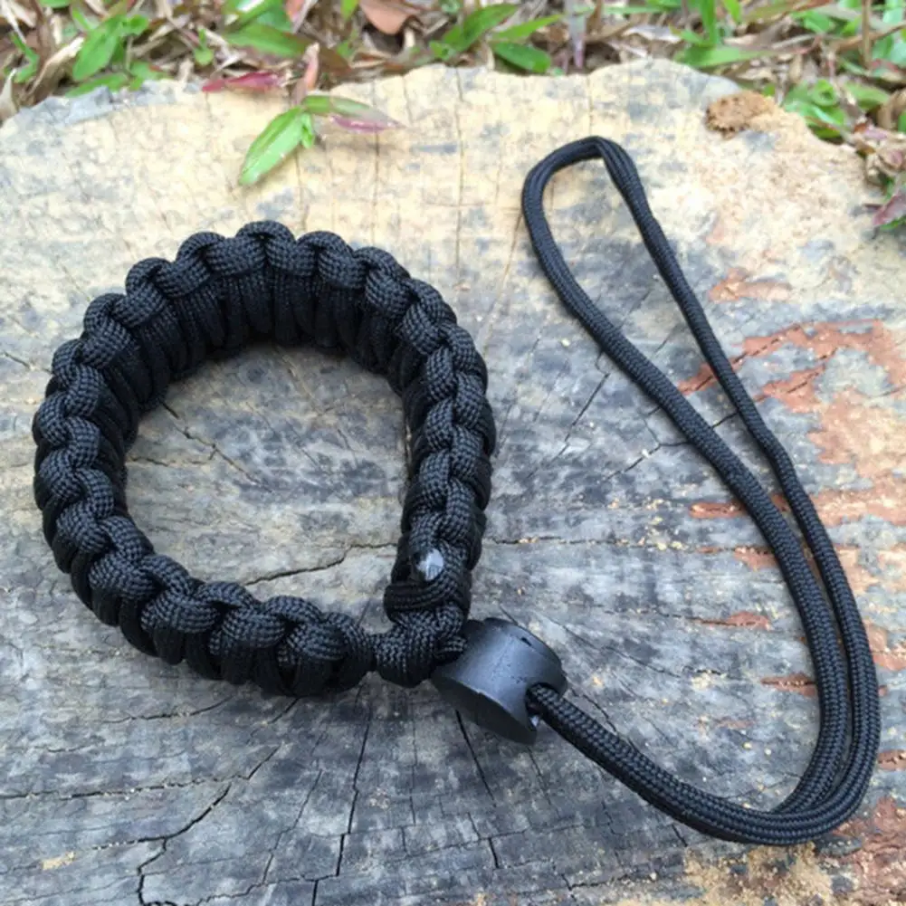 

New Strong Camera Adjustable Wrist Lanyard Strap Grip Weave Paracord Cord String