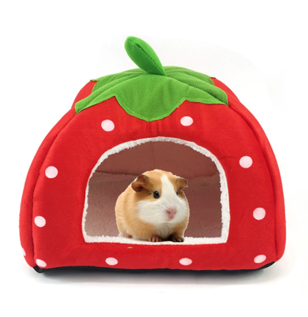 

Mini Animals Hamster Bed Cage House Nest Winter Warm Squirrel Hedgehog Rabbit Chinchilla Rat Bed Nest House Cage Accessories
