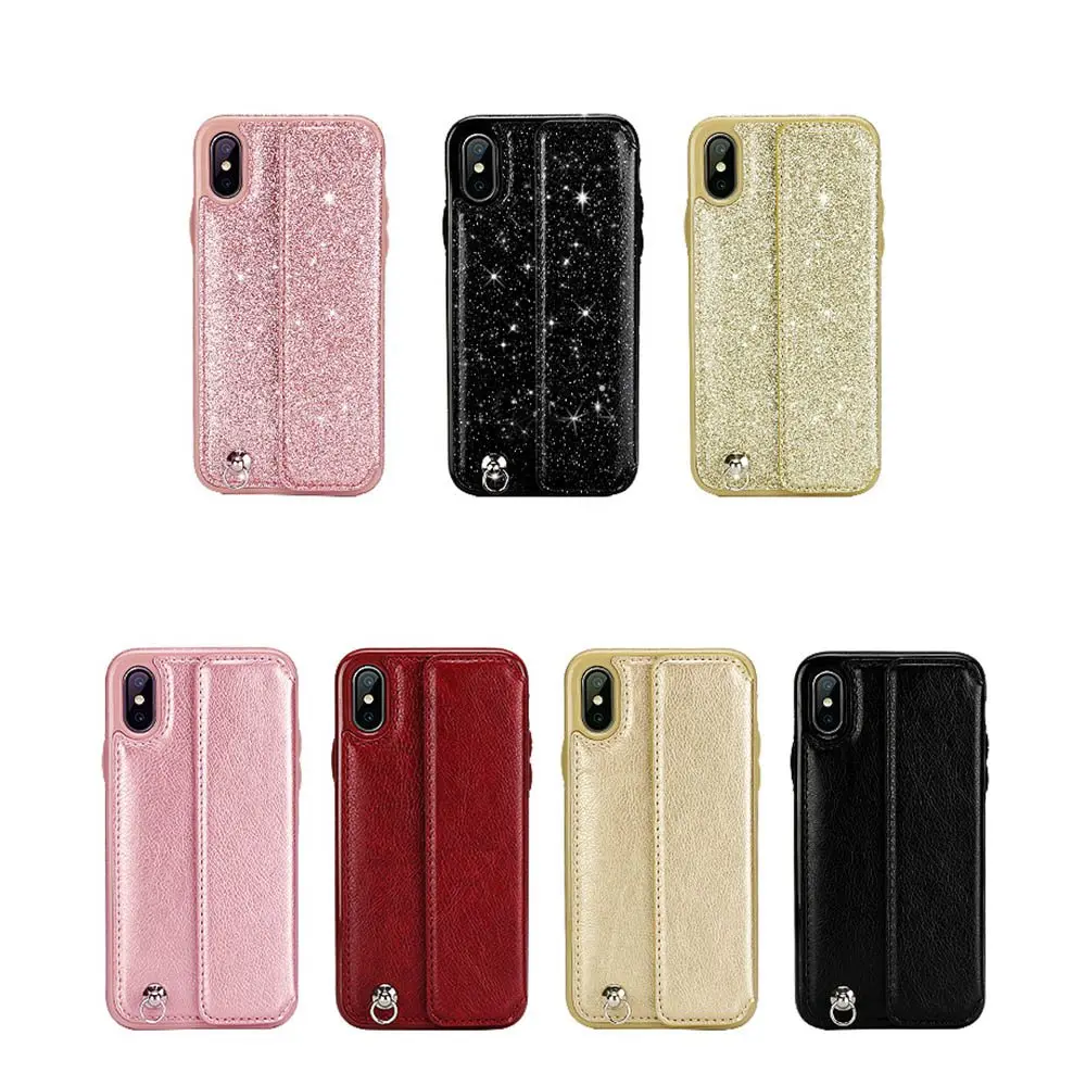 KISSCASE шикарные Флип Кожаные чехлы для iPhone X XR XS MAX слот карты телефона чехол 7 8 6 6S Plus