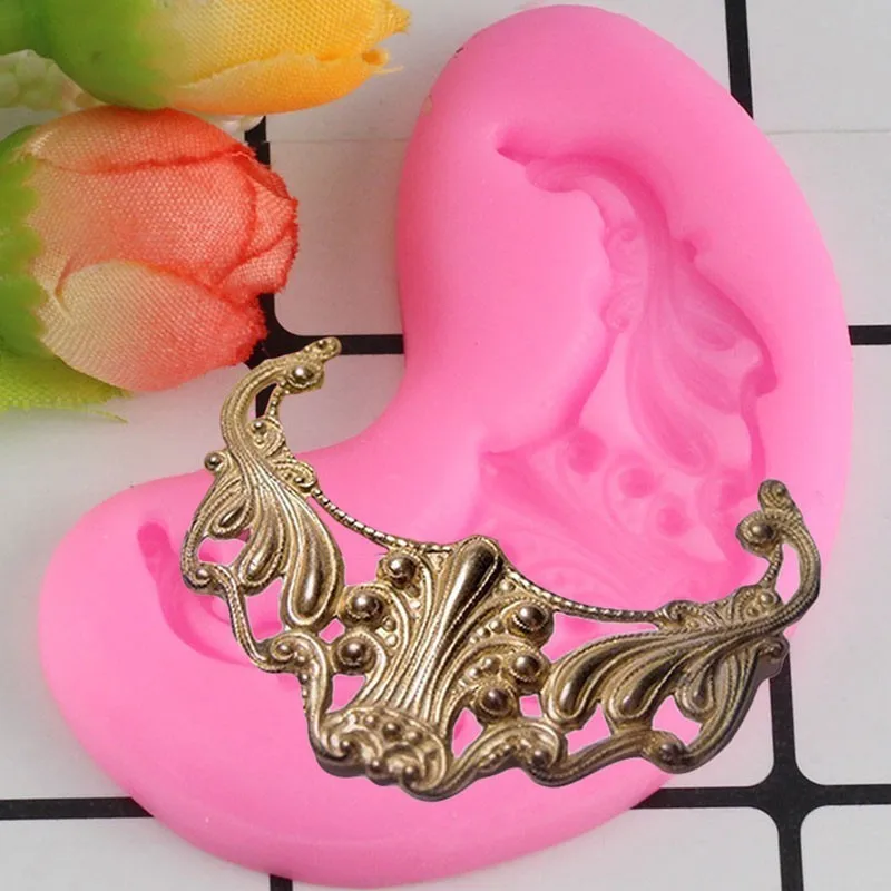 

DIY Sugar Craft Cake Vintage Relief Border Silicone Mold Chocolate Fondant Molds CupCake Decorating Tools Gum Paste Mould