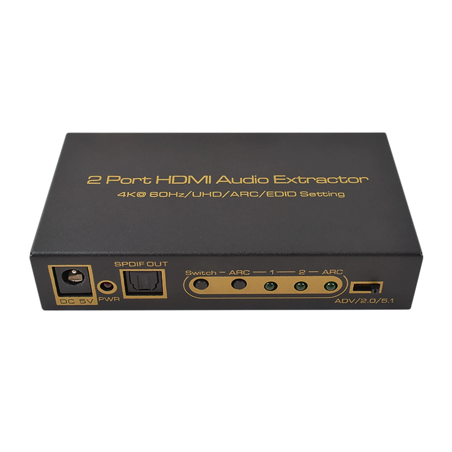 OPQ 2 порт 4 k @ 60 Гц 18 Гбит/с 4: HDR ARC HDMI коммутатор с оптическим SPDIF и RCA L/R аудио выход в 1