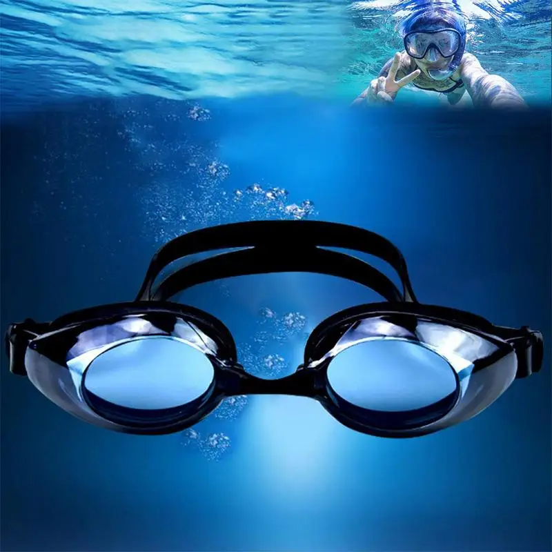Гальванических УФ водостойкий анти туман одежда для плавания очки плавание, дайвинг Регулируемый плавание ming очки для мужчин женщин