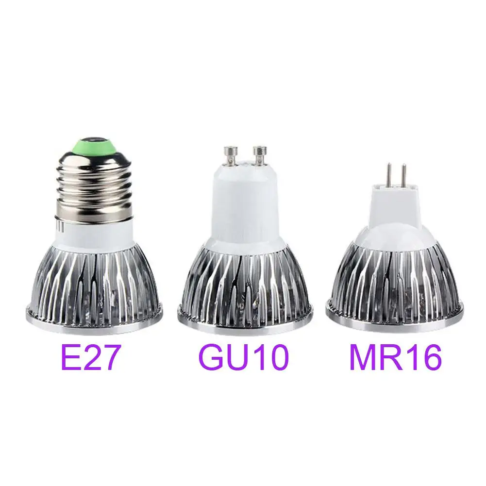 

3W E27 UV Ultraviolet Purple LED Spot Light Bulb 85-265V/12V Purple Light