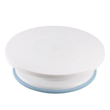 27 см пластиковый поворотный стол для торта вращающаяся подставка для украшения торта противоскользящая круглая подставка для торта роторный стол для торта