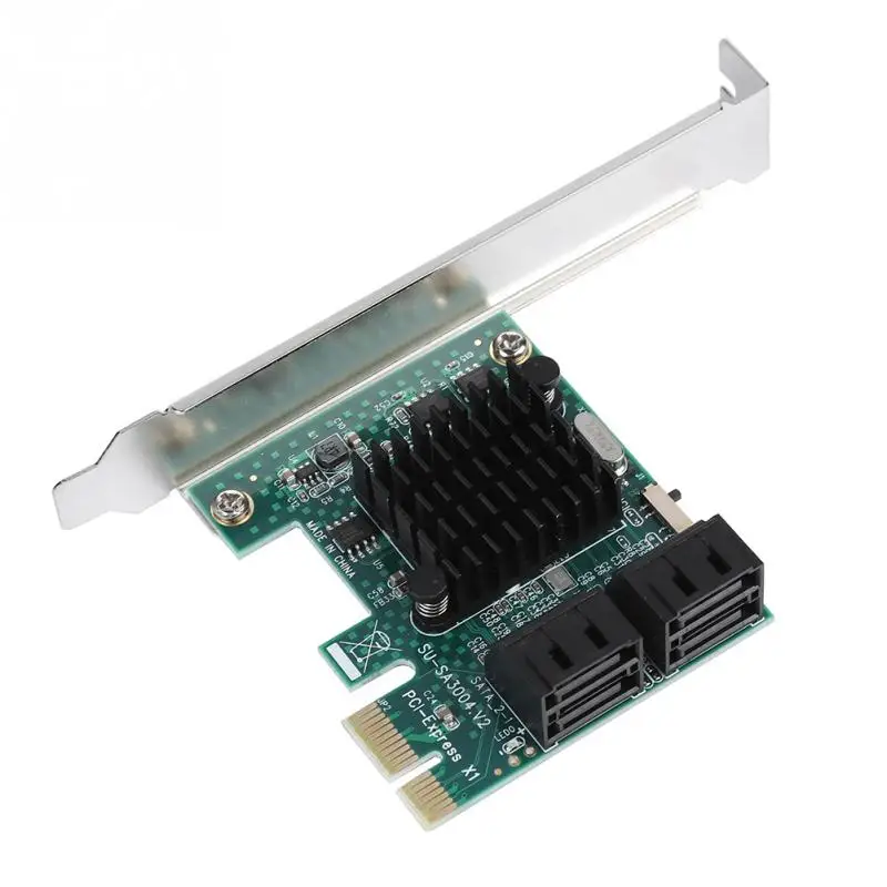 

SATA 3.0 Expansion Card 4-Port PCIE to SATA 3.0 Expansion Controller Card Adapter 6G