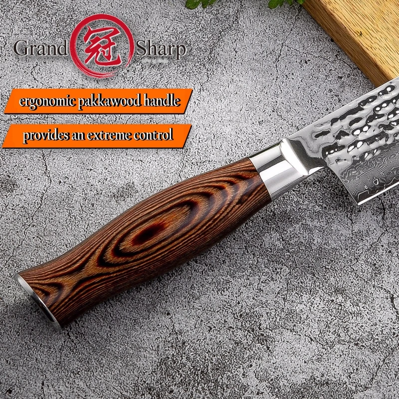  Damascus Chef Knife vg10 Japanese Kitchen Knives 67 layers Damascus Guyto Knife Chef's Cooking Tool - 32960110387