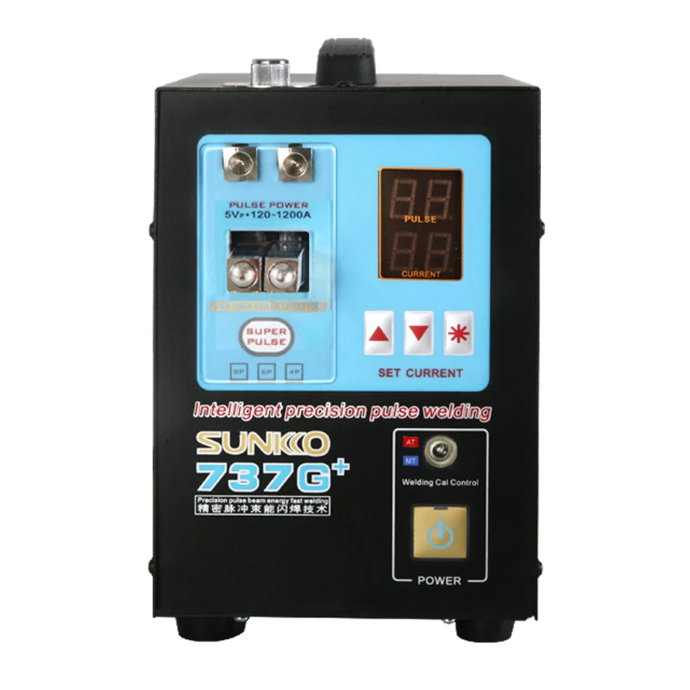 

Automatic Spot Big Power Dual Mode 1200A Pulse Current Mobile Pulse Welding Pen Spot Welding Machine SUNKKO 737G+
