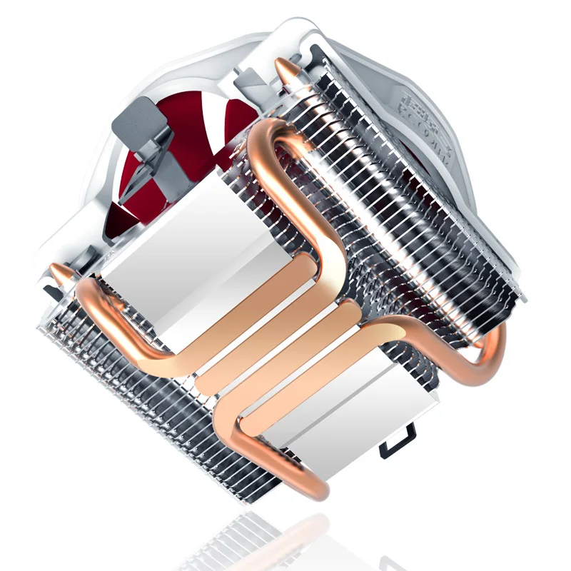 PCCOOLER هادئة V6 4 Heatpipes النحاس وحدة المعالجة المركزية برودة ل AMD إنتل 775 1150 1151 1155 1156 وحدة المعالجة المركزية المبرد 120 مللي متر 4pin التبريد وحدة المعا...