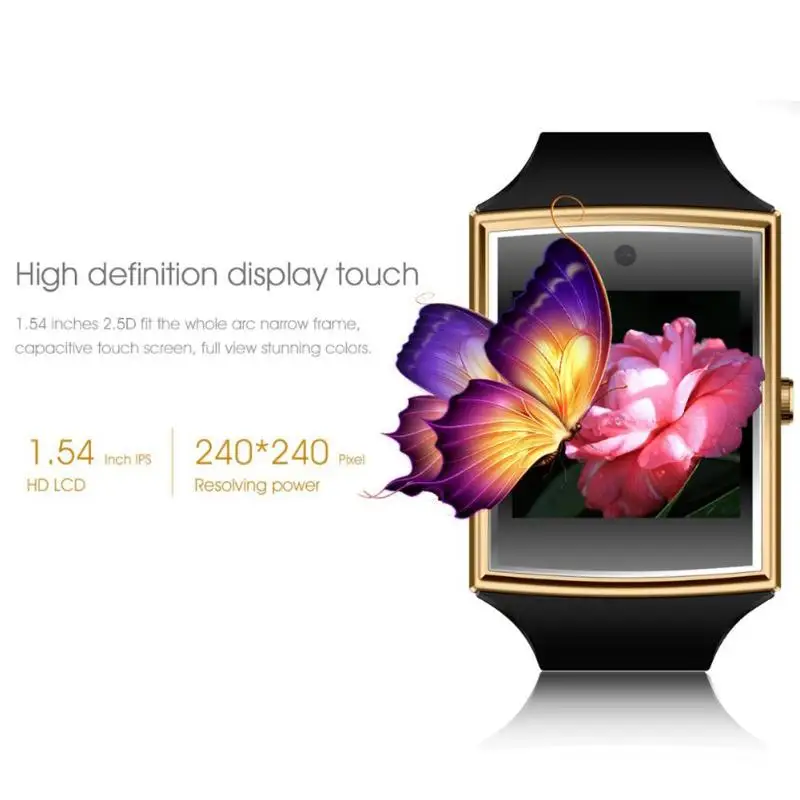 LG518 1 54 дюймов Bluetooth NFC смарт часы TF карта монитор сна Браслет|Смарт-часы| |