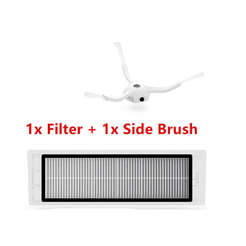 

High quality Vacuum Cleaner Filter Element Mesh&Side Brush for Xiaomi Mi Robot Genuine Part Filter Mesh