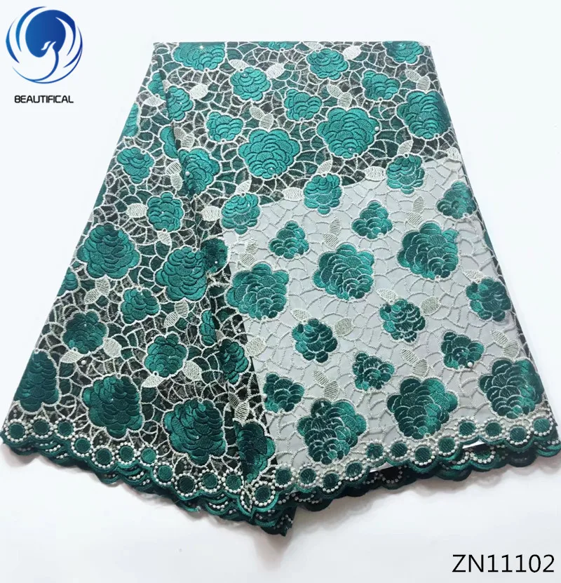 

BEAUTIFICAL french tulle lace fabrics high quality african tulle laces fabric with rhinestones fabric for women 5yards/lot ZN111