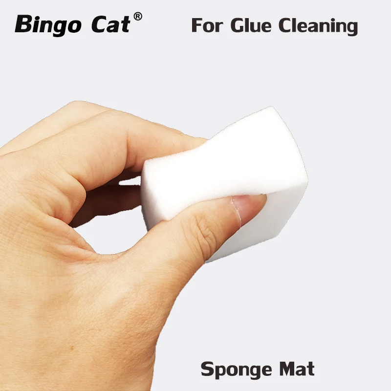 

10pcs Sponge Mat Used For Removing Optical Clear Adhesive Glue / esponja para quitar pegamento