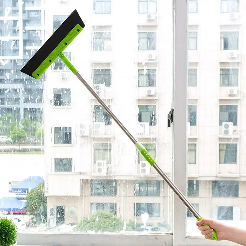 

Multi-function Broom Dual Use Of Dry And Wet Mop Wood Floor Cleaner Long Handle Window Cleaning Brush Household Clean Tools