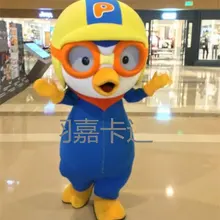 Пингвин Пороро маскарадный костюм талисмана персонажа из мультфильма Косплэй наряды взрослых Необычные карнавальный костюм