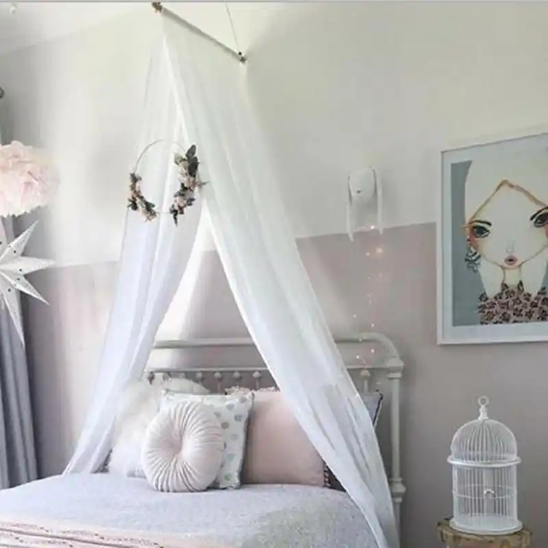 5 Colors Diy Mosquito Net Children Room Chiffon Bed Curtain Baby Crib Canopy Transpa For Kid Reading Playing Home Decor Aliexpress Chiffon Bed Curtain Baby Crib Canopy